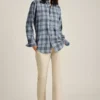 Leichtes Stretch-Flanell-Hemd Leichtes Stretch-Flanell-Hemd