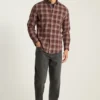 Leichtes Stretch-Flanell-Hemd Leichtes Stretch-Flanell-Hemd