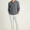 Leinen-Poloshirt für Herren von Bonobos | Langarm im Küstenstil Leinen-Poloshirt für Herren von Bonobos | Langarm im Küstenstil