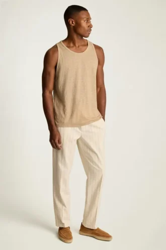 Leinen-Tanktop