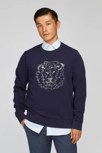 Lion Fleece Rundhals