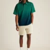 Locker sitzendes Kurzarm-Ombre-Polo von Fielder Locker sitzendes Kurzarm-Ombre-Polo von Fielder