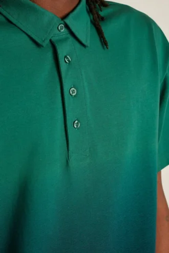 Locker sitzendes Kurzarm-Ombre-Polo von Fielder