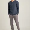 Luxe Langarm-Henley Luxe Langarm-Henley