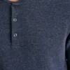 Luxe Langarm-Henley Luxe Langarm-Henley