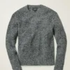 Melierter Fischerpullover mit Rundhalsausschnitt Melierter Fischerpullover mit Rundhalsausschnitt