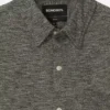 Melierter Jersey-Pullover mit Knopfleiste