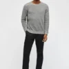 Melierter Leinenpullover Melierter Leinenpullover