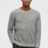 Melierter Leinenpullover Melierter Leinenpullover