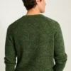 Melierter Raglan-Pullover mit Rundhalsausschnitt Melierter Raglan-Pullover mit Rundhalsausschnitt