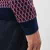 Merino-Jacquard-Pullover mit Rundhalsausschnitt Merino-Jacquard-Pullover mit Rundhalsausschnitt