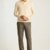 Merino-Polo mit langen Ärmeln Merino-Polo mit langen Ärmeln
