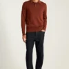 Merino-Polo mit langen Ärmeln Merino-Polo mit langen Ärmeln