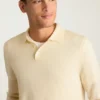 Merino-Polo mit langen Ärmeln Merino-Polo mit langen Ärmeln
