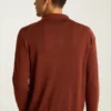 Merino-Polo mit langen Ärmeln Merino-Polo mit langen Ärmeln