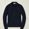 Merino-Polo mit langen Ärmeln Merino-Polo mit langen Ärmeln