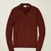 Merino-Polo mit langen Ärmeln Merino-Polo mit langen Ärmeln