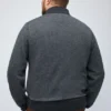 Merino-Pullover mit halbem Reißverschluss – Große Größen Merino-Pullover mit halbem Reißverschluss – Große Größen