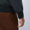 Merino-Pullover mit halbem Reißverschluss – Große Größen Merino-Pullover mit halbem Reißverschluss – Große Größen