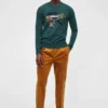 Merino-Pullover mit Rundhalsausschnitt Merino-Pullover mit Rundhalsausschnitt
