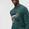 Merino-Pullover mit Rundhalsausschnitt Merino-Pullover mit Rundhalsausschnitt