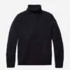 Merino-Rollkragenpullover mit Zopfmuster Merino-Rollkragenpullover mit Zopfmuster