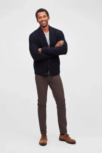 Merino-Strickjacke