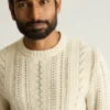 Merino-Zopfmuster-Pullover Merino-Zopfmuster-Pullover