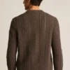 Merino-Zopfmuster-Pullover Merino-Zopfmuster-Pullover