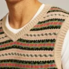 Merinowolle-Fair-Isle-Strickweste Merinowolle-Fair-Isle-Strickweste