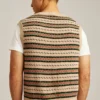 Merinowolle-Fair-Isle-Strickweste Merinowolle-Fair-Isle-Strickweste