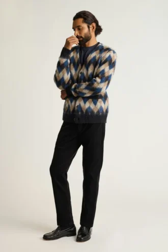 Mohair-Strickjacke