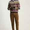 Nyc Fair-Isle-Pullover | Herren-Fair-Isle-Pullover mit NYC-Ikonen Nyc Fair-Isle-Pullover | Herren-Fair-Isle-Pullover mit NYC-Ikonen