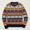 Nyc Fair-Isle-Pullover | Herren-Fair-Isle-Pullover mit NYC-Ikonen Nyc Fair-Isle-Pullover | Herren-Fair-Isle-Pullover mit NYC-Ikonen