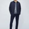 Nylon-Jacke mit durchgehendem Reißverschluss Nylon-Jacke mit durchgehendem Reißverschluss