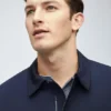 Nylon-Jacke mit durchgehendem Reißverschluss Nylon-Jacke mit durchgehendem Reißverschluss