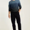 Ombre-Pullover-mit-Rundhalsausschnitt Ombre-Pullover-mit-Rundhalsausschnitt