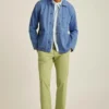 Overshirt aus Hanf-Denim