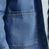 Overshirt aus Hanf-Denim
