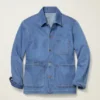 Overshirt aus Hanf-Denim