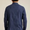 Overshirt aus Stretch-Leinen-Baumwolle