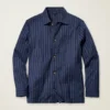 Overshirt aus Stretch-Leinen-Baumwolle