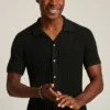 Pointelle Cabana Sweater Polo Pointelle Cabana Sweater Polo