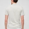 Polo-Pullover aus Baumwoll-Leinen Polo-Pullover aus Baumwoll-Leinen