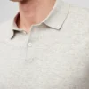 Polo-Pullover aus Baumwoll-Leinen Polo-Pullover aus Baumwoll-Leinen