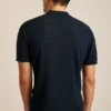 Polo-Pullover aus Leinenmischung Polo-Pullover aus Leinenmischung