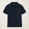 Polo-Pullover aus Leinenmischung Polo-Pullover aus Leinenmischung