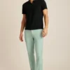 Polo-Pullover mit strukturierten Streifen Polo-Pullover mit strukturierten Streifen