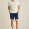 Polo-Pullover mit vertikalem Stich