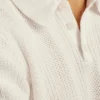 Polo-Pullover mit vertikalem Stich